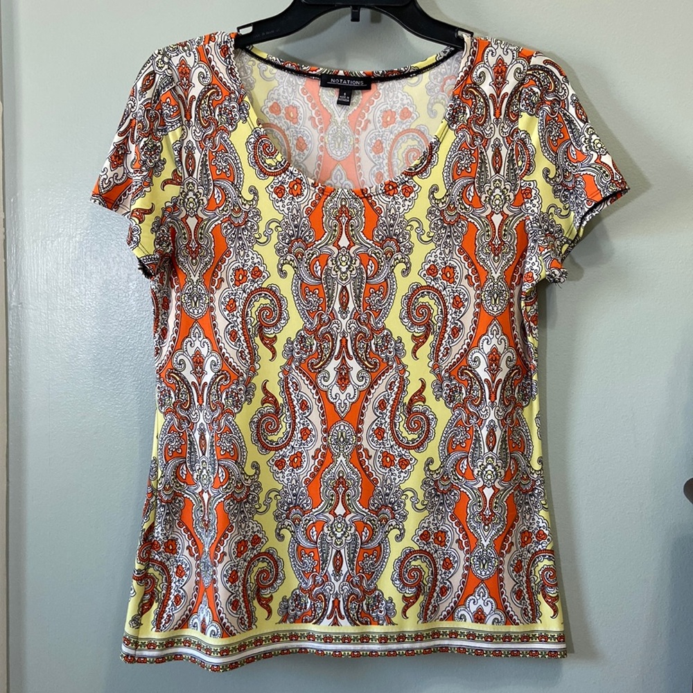 Notations Women’s Top Blouse Size Small